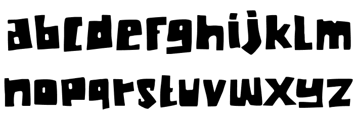 DKChunkyChicken Font LOWERCASE