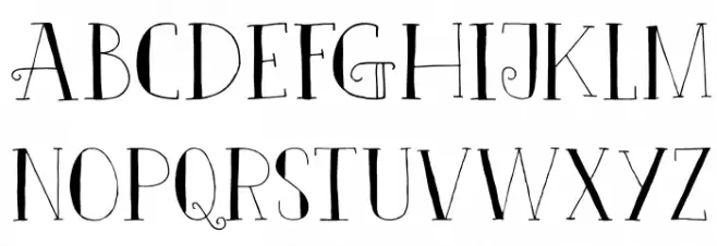 DKClairDeLune Schriftart Groß