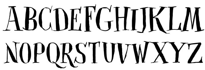 DKClosetSkeleton Font LOWERCASE