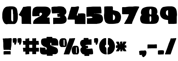 DKCodswallop Font OTHER CHARS