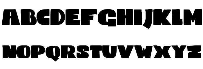 DKCodswallop Font LOWERCASE