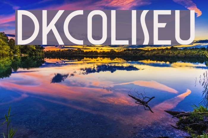 DKColiseu Font examples