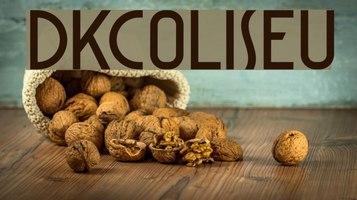 DKColiseu Font examples