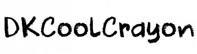 DKCoolCrayon  नि: शुल्क फ़ॉन्ट्स डाउनलोड