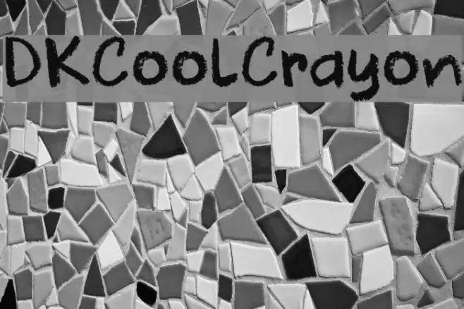 DKCoolCrayon Font examples