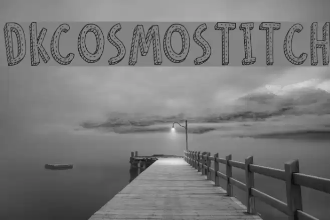 DKCosmoStitch Font examples