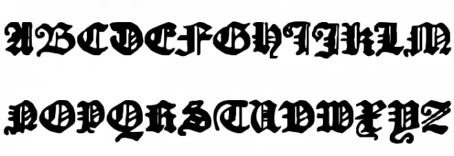 DKCourant Schriftart Groß