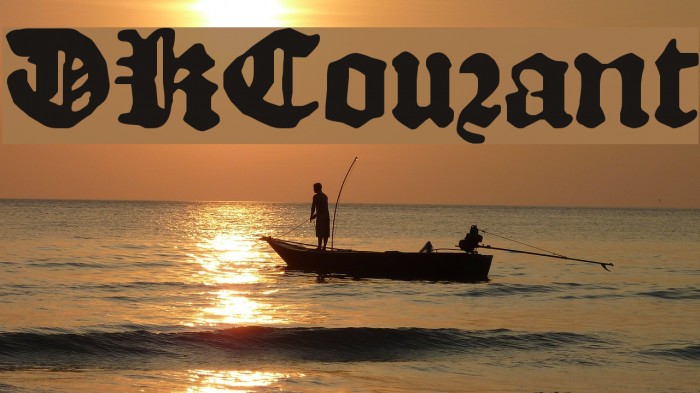 DKCourant Font examples