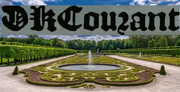 DKCourant Font examples