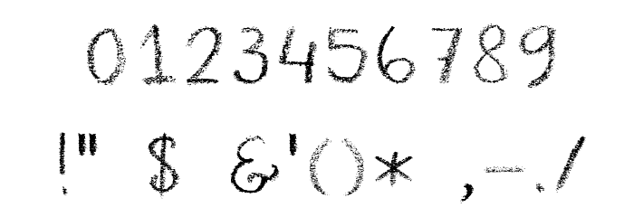 DKCrayonista Font OTHER CHARS