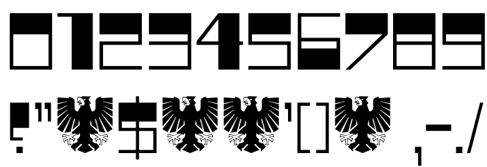 DKDortmunderEcke Font OTHER CHARS