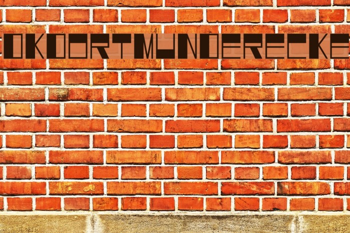DKDortmunderEcke Font examples