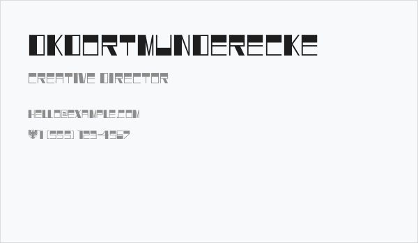 DKDortmunderEcke Business Card