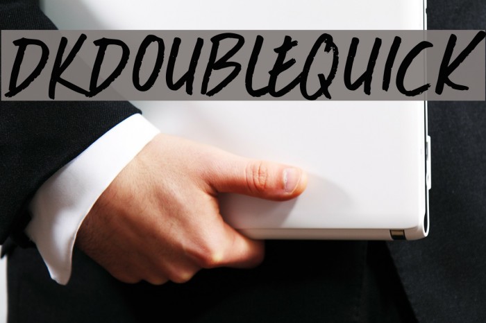 DKDoubleQuick Font examples