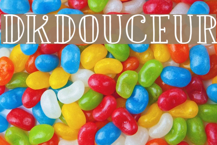 DKDouceur フォント examples