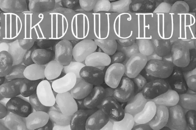 DKDouceur Font examples