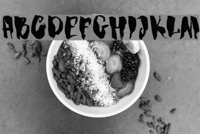 DKDragonblood Font examples