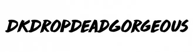 DKDropDeadGorgeous  नि: शुल्क फ़ॉन्ट्स डाउनलोड