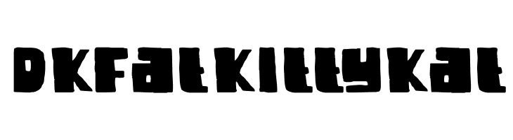 DKFatKittyKat  Free Fonts Download