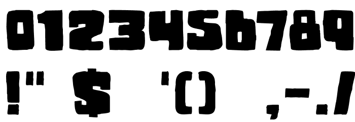 DKFatKittyKat Font OTHER CHARS