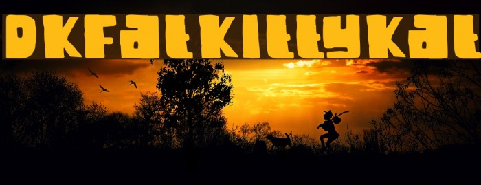 DKFatKittyKat Font examples