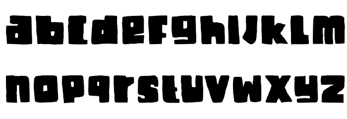 DKFatKittyKat Font LOWERCASE