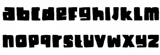 DKFatKittyKat Caratteri MINUSCOLO