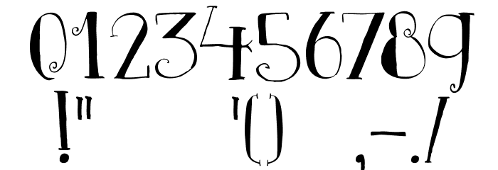 DKFatherFrost Font OTHER CHARS