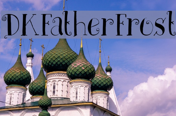 DKFatherFrost Font examples