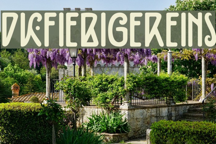 DKFiebigerEins Font examples