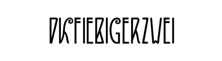 DKFiebigerZwei  नि: शुल्क फ़ॉन्ट्स डाउनलोड