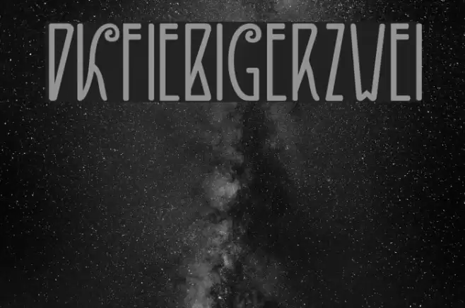DKFiebigerZwei Font examples