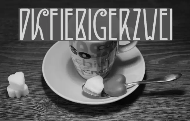 DKFiebigerZwei Font examples