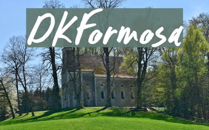 DKFormosa Font examples