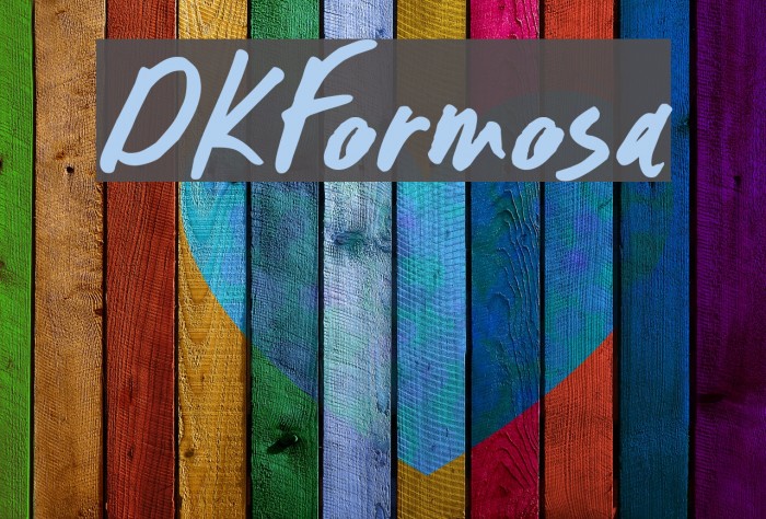 DKFormosa Font examples