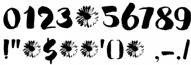 DKGardenBed Font OTHER CHARS