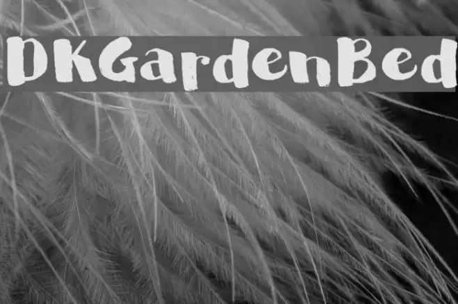 DKGardenBed Font examples