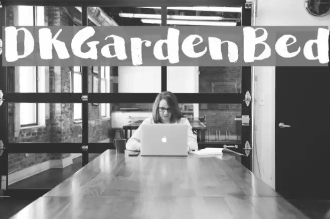 DKGardenBed Font examples