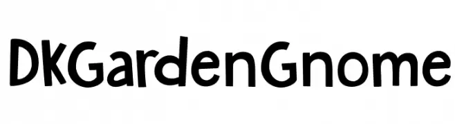 DKGardenGnome  Frei Schriftart Herunterladen