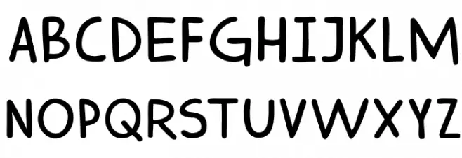 DKHarimauDua 字体 大写