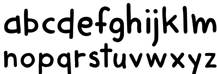 DKHarimauDua Font LOWERCASE