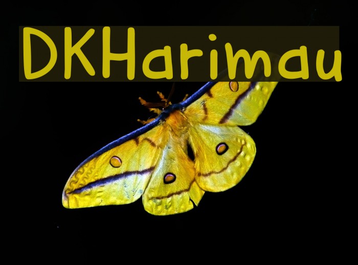 DKHarimau Font examples