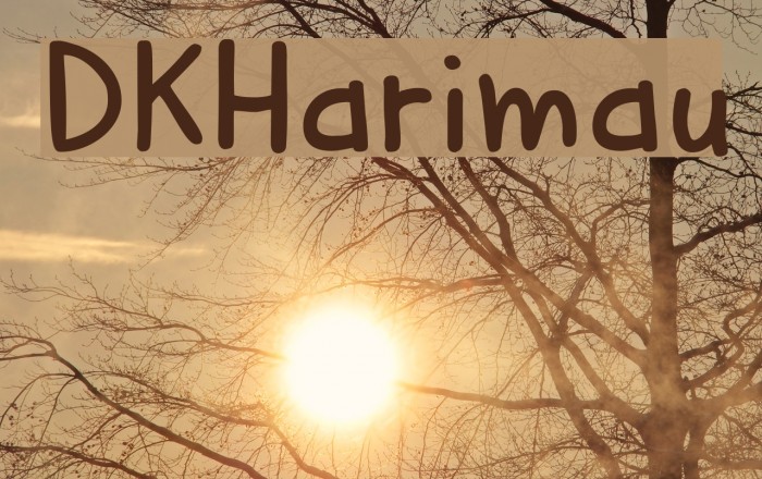 DKHarimau Font examples