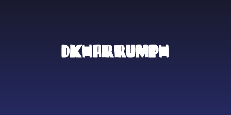 DKHarrumph Social Header