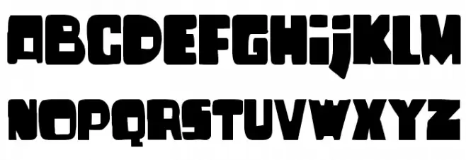 DKHarrumph फ़ॉन्ट लोअरकेस