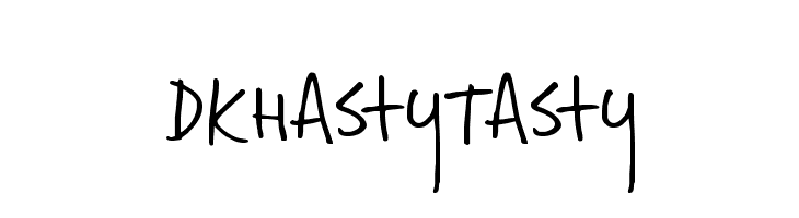 DKHastyTasty  フリーフォントのダウンロード