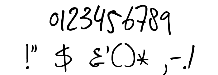 DKHastyTasty Font OTHER CHARS