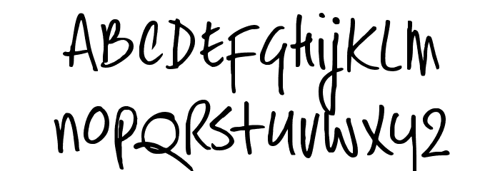 DKHastyTasty Font LOWERCASE