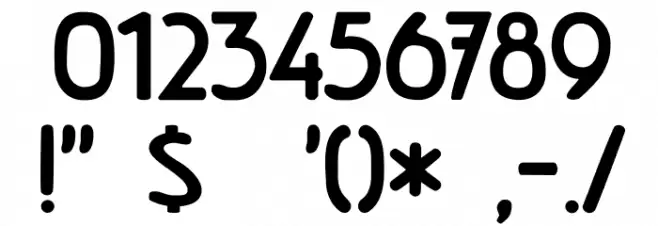 DKHighTea Font OTHER CHARS