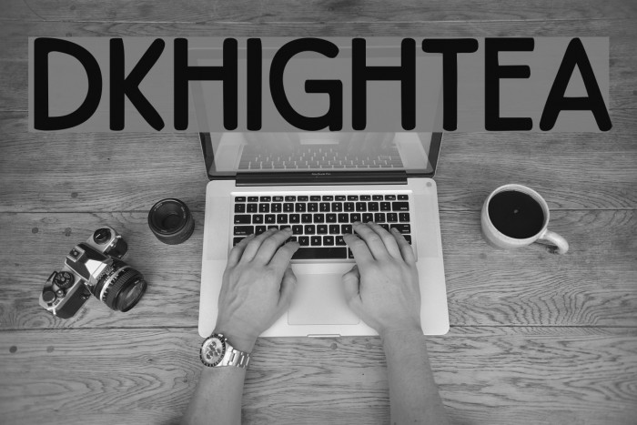 DKHighTea Font examples